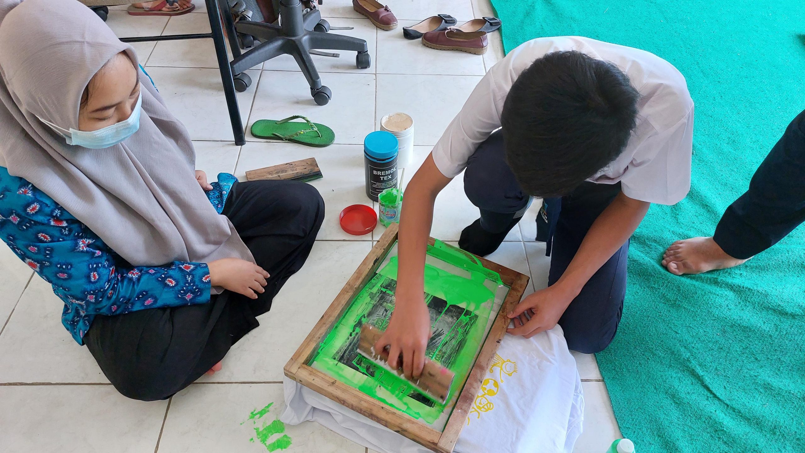 Pembelajaran Teknik Sablon Peserta Didik Berkebutuhan Khusus